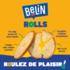 Biscuits apéritifs fines chips de pain grillé goût bacon Rolls BELIN - 150g