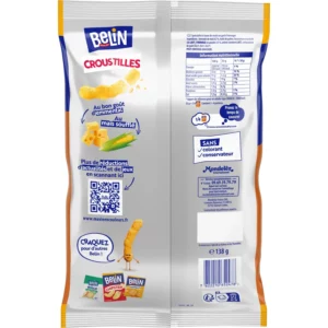 Biscuits apéritifs goût emmental Croustilles BELIN - 138 g