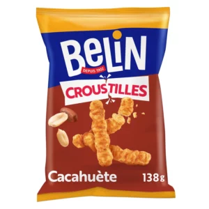 Biscuits apéritifs goût cacahuètes Croustilles BELIN- 138 g
