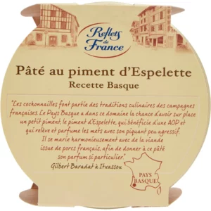 Pâté au piment d'Espelette REFLETS DE FRANCE - 180g