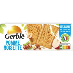 Biscuit pomme noisette GERBLE la boite de 230 g