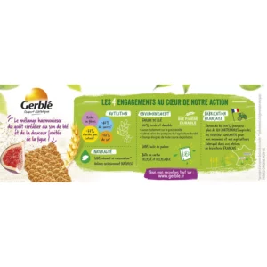 Biscuit figue et son GERBLE la boite de 210 g