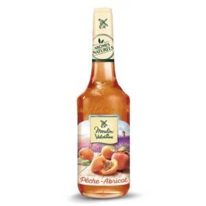 Sirop Pêche Abricot MOULIN DE VALDONNE la bouteille de 70cL