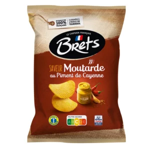 Chips craquant saveur moutarde piment BRET'S - 125g