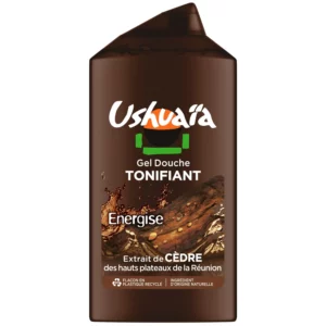 Gel douche Homme Tonifiant Extrait de Cèdre USHUAIA le flacon de 300mL