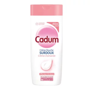 Gel douche Surdoux Crème d'Amande Bio CADUM le flacon de 450mL