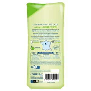 Shampoing Purifiant Cheveux normaux à gras Pomme verte DOP le flacon de 400mL