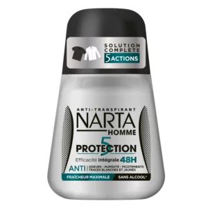 Déodorant bille homme Protection 5 Anti-Transpirant NARTA HOMME le roll-on - 50ml