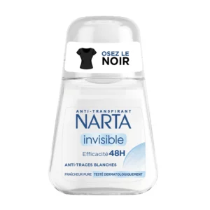 Déodorant bille Anti-transpirant Anti-traces Invisible 48h NARTA le roll-on - 50ml