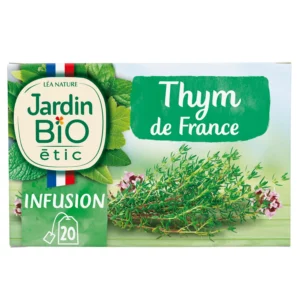 Infusion thym Bio JARDIN BIO ETIC la boîte de 20 sachets
