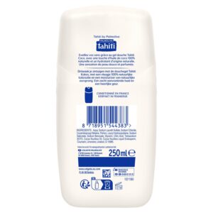 Gel douche Hydratant Coco et Huile de Coco TAHITI le flacon de 250mL