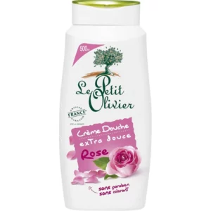 Gel douche à la Rose LE PETIT OLIVIER le flacon de 500mL