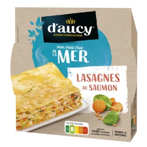 Plat Cuisiné lasagnes saumon D'AUCY - 300g