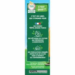 Compotes Pomme Poire Vanille - 4 x 90g