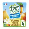 Compotes Pomme Poire Vanille - 4 x 90g
