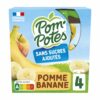Compotes pomme banane - 4 x 90g