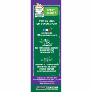 Compotes pomme framboise mûre, passion - 4 x 90g