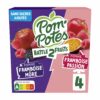 Compotes pomme framboise mûre, passion - 4 x 90g