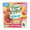Compotes Pomme Pêche Pamplemousse - 4 x 90g