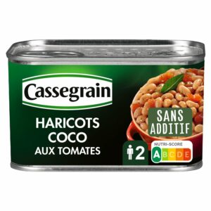 Haricots coco cuisinés à la tomate, laurier et sauge - 435g