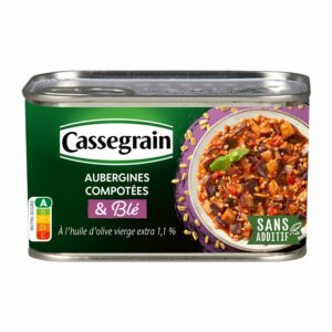 Aubergines Compotées et Blé - 375g