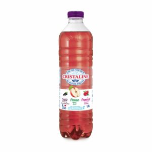 Eau Plate Aromatisée Pomme Cassis Framboise Sans Sucres Ajoutés CRISTALINE -1,5L