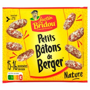 Saucisson Petits Bâtons de Berger JUSTIN BRIDOU - 100g