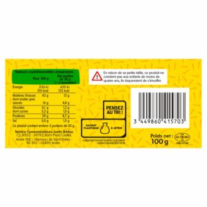 Saucisson Petits Bâtons de Berger JUSTIN BRIDOU - 100g