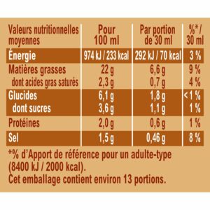 Sauce Crudités Caesar AMORA - 380ml