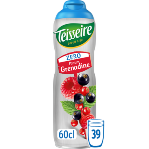 Sirop Grenadine Zéro sucres - 60cl