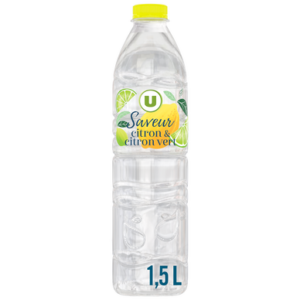 U Boisson citron-citron vert sans sucre 1,5L