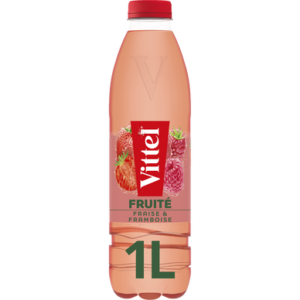 Eau arômatisée fraise/framboise VITTEL 1L