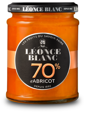 Confiture abricot 70% LEONCE BLANC - 320g