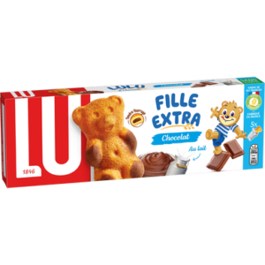 Gâteaux fourrés au chocolat L'Ourson LuLu LU - Boîte de 150g
