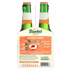 Bière Aromatisée Jus de Pêche Sans Alcool Tourtel Twist - 6x27,5cl