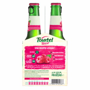 Bière Aromatisée Jus de Framboise Sans Alcool Tourtel Twist 6x27,5cl