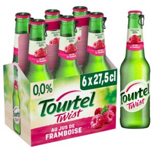 Bière Aromatisée Jus de Framboise Sans Alcool Tourtel Twist 6x27,5cl