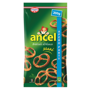 Biscuits apéritif bretzels d'Alsace maxi ANCEL - 200g