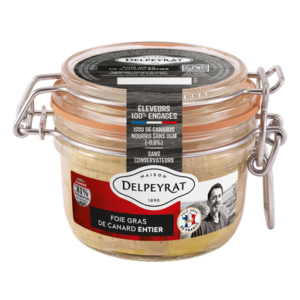 Foie gras canard entier Sud-Ouest DELPEYRAT bocal - 125g