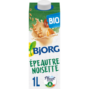 Boisson végétale Bio Epeautre Noisette BJORG - Brique 1L