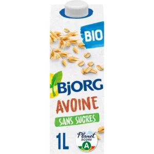 Boisson végétale avoine bio sans sucres BJORG - 1L