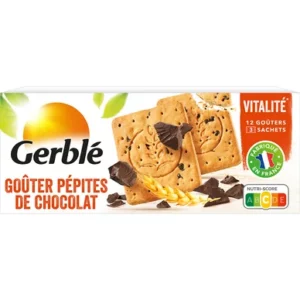 Biscuits Goûter aux pépites de chocolat GERBLE - 250g