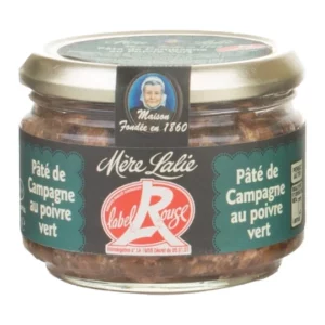 Pâté de campagne au poivre vert label rouge MERE LALIE - 180g