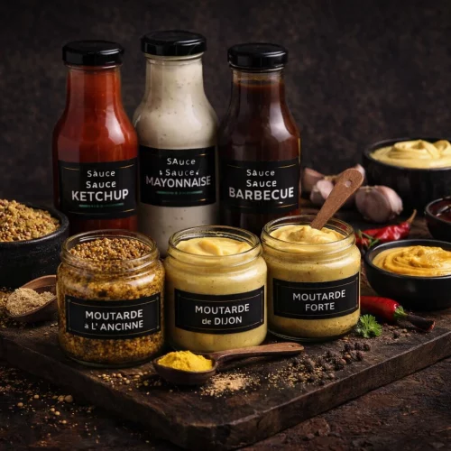 Sauce et moutarde